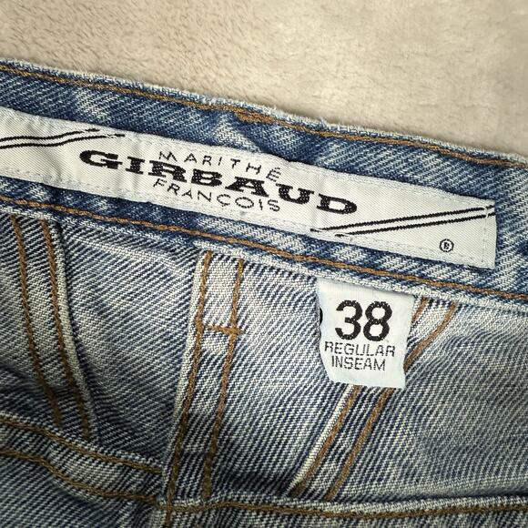 VTG Marithe Francois Girbaud Denim Jeans Mens Size 38 Wide Leg Baggy 90s USA - Picture 3 of 13